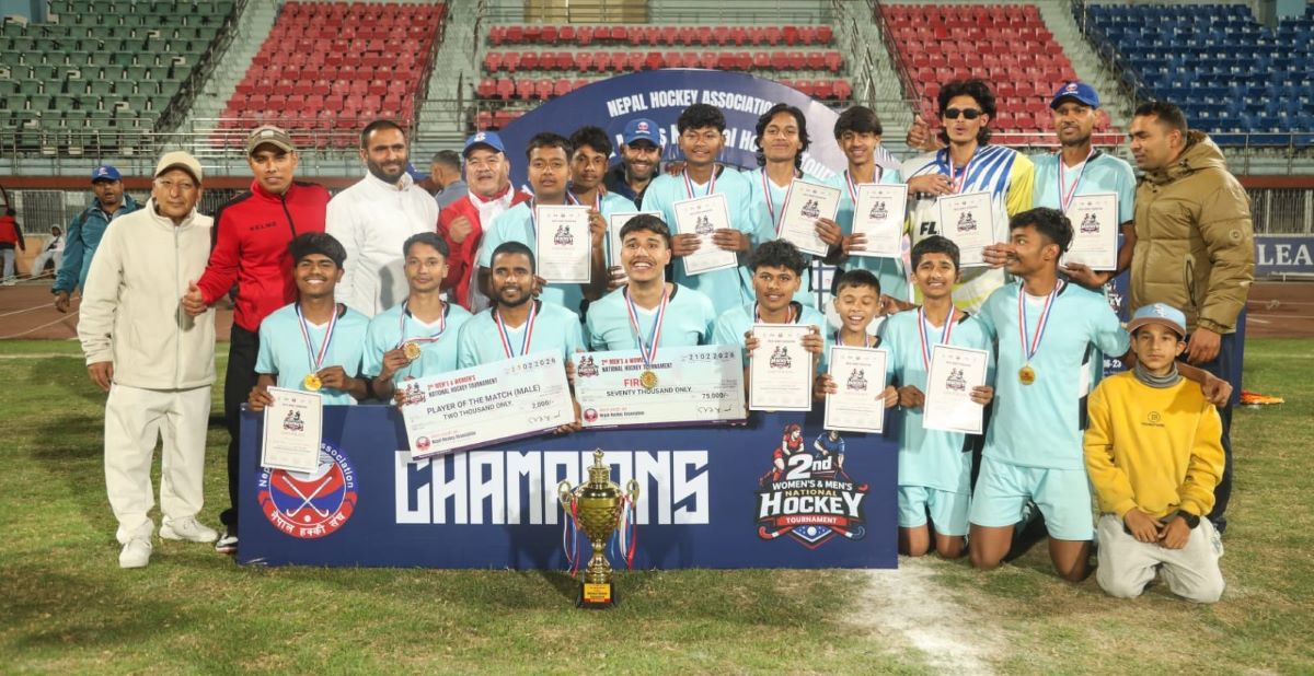 सुदूरपश्चिमलाई दोश्रो राष्ट्रिय हक्कीको उपाधि