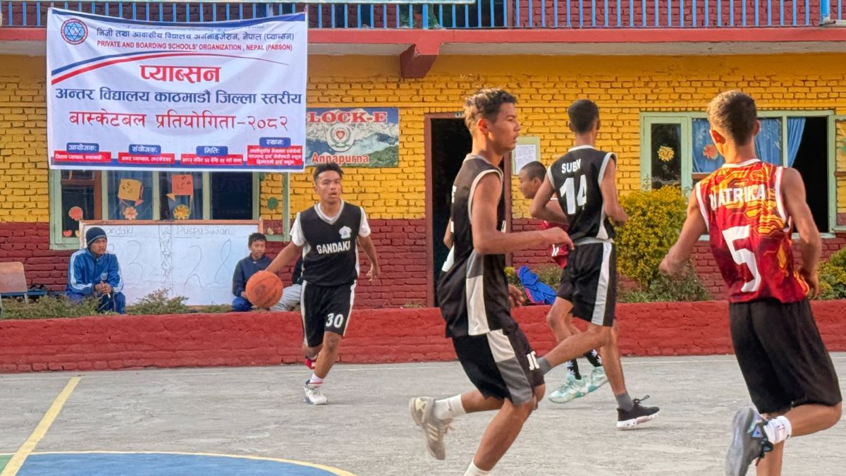 प्याब्सन बास्केटबलमा पुष्पसदनको दोहोरो जित