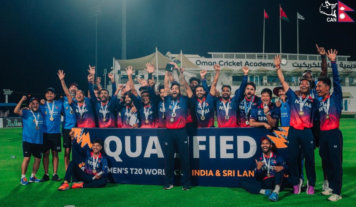अपराजित रहँदै नेपाल टी-२० विश्व कप छनोटको च्याम्पियन