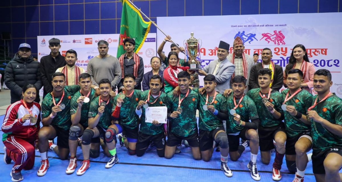 राष्ट्रिय कबड्डीको उपाधि एपीएफ र आर्मीलाई