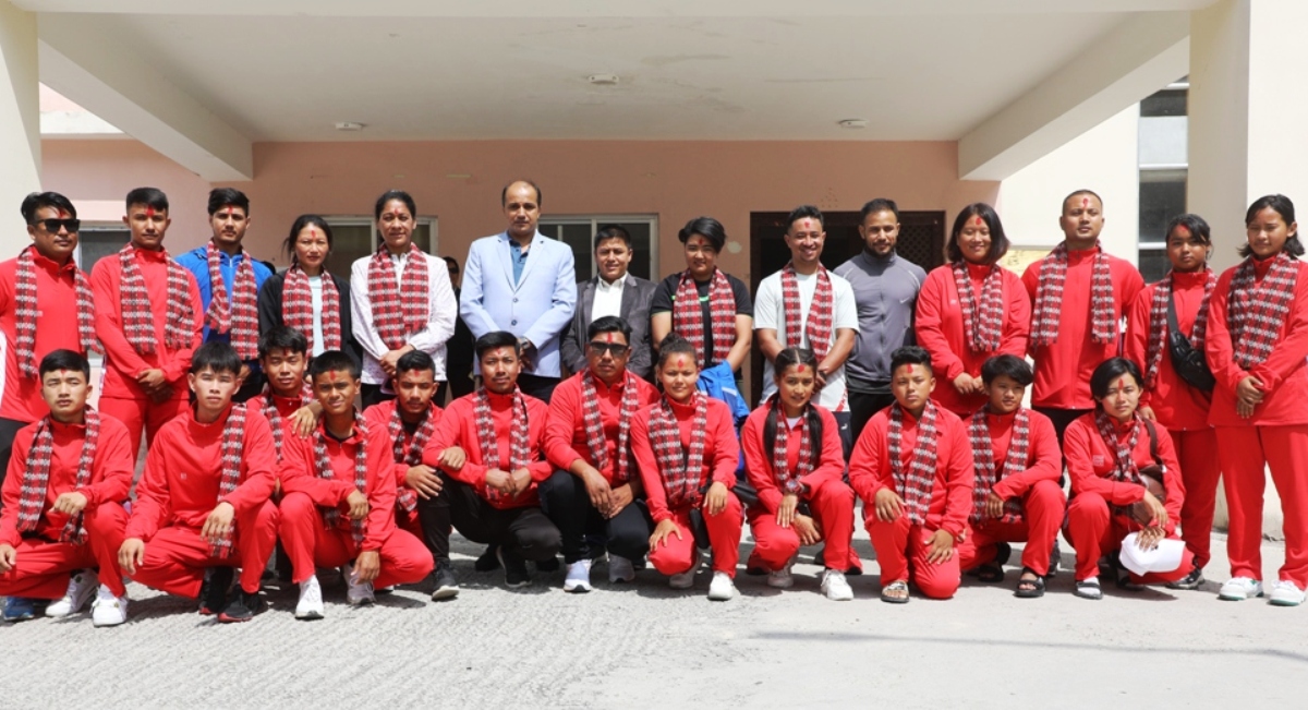 आईटीएफ च्याम्पियनसिपमा सहभागी हुन तेक्वान्दोका २५ सदस्यीय टोली भारत प्रस्थान