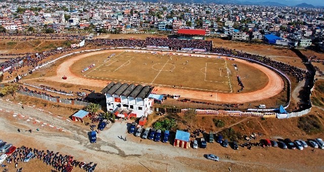 सागअघि पोखरा रंगशाला पुनर्निर्माण नसकिने