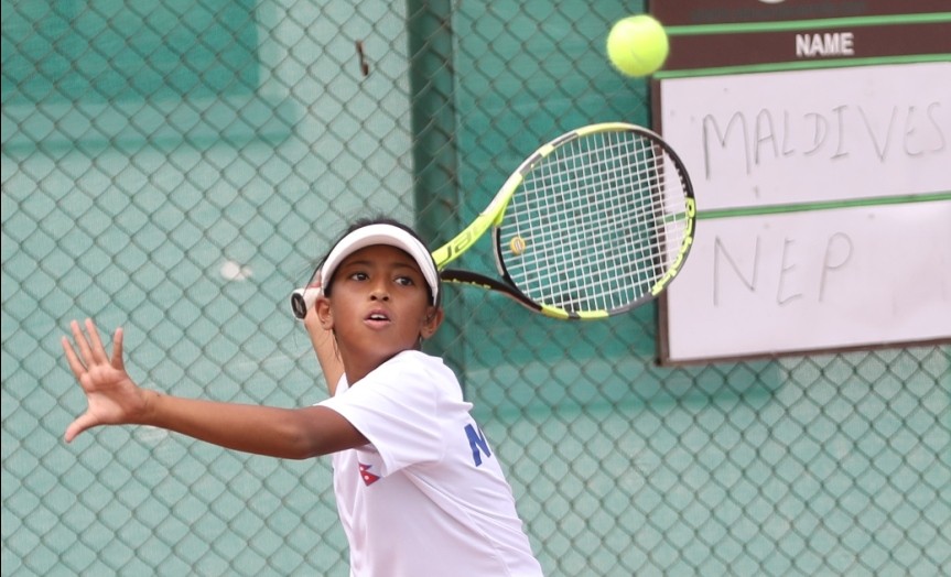 आईटीएफ एसिया यु–१२ टिम टेनिसमा पराजित