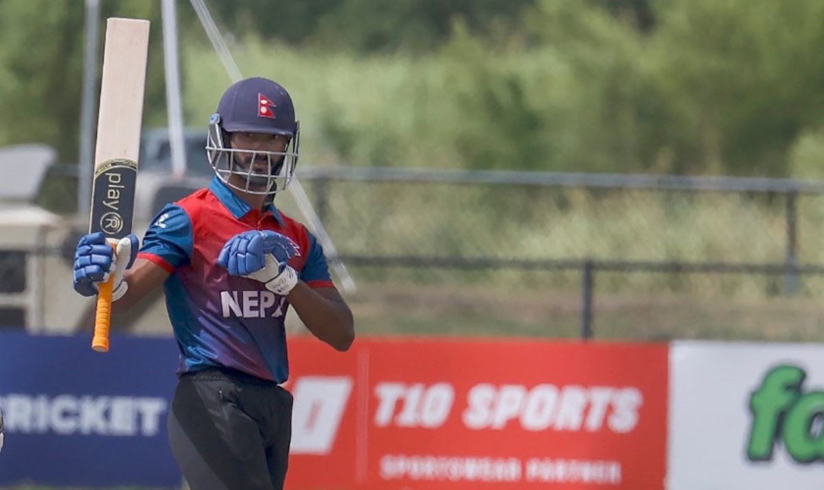 आसिफको शतकमा नेपालले केन्यालाई ७ विकेटले हरायाे
