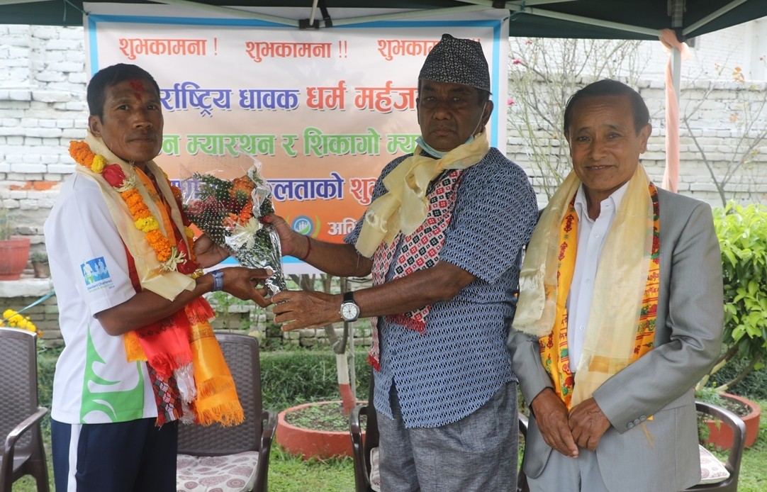 धर्मले लन्डन म्याराथन खेल्ने