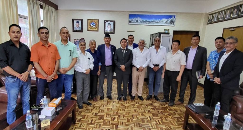 मन्त्री चौधरीलाई एसियाली खेलकुद २०२६ बारे जानकारी