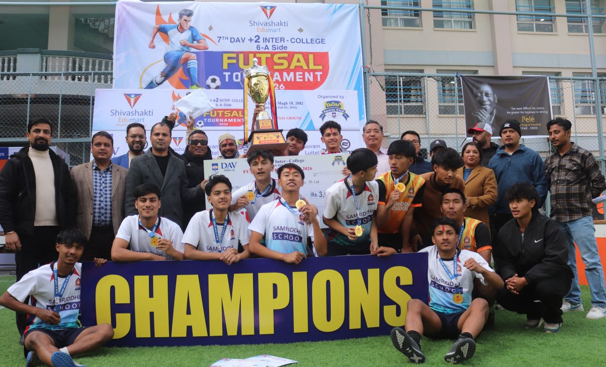 समृद्धिलाई डिएभी फुटसल उपाधि