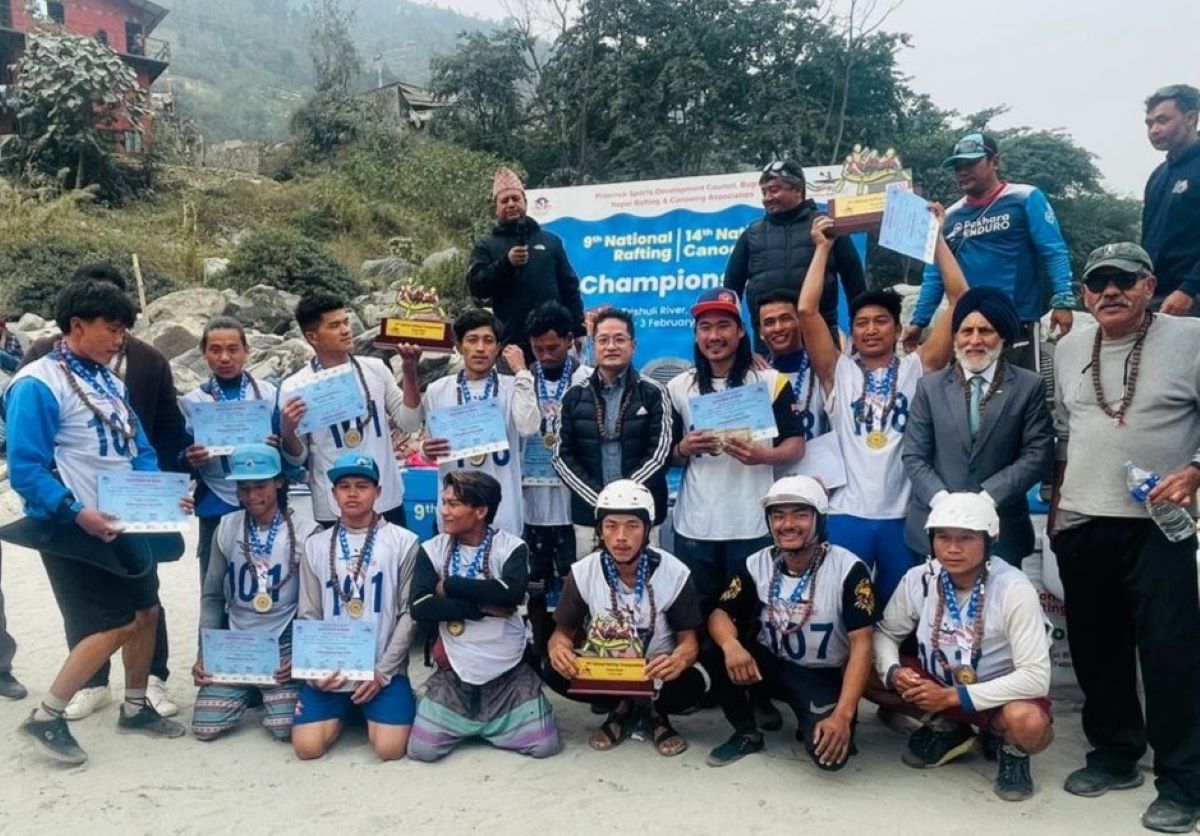 नेपाल राफ्टिङ एण्ड कायक क्लब फिस्लिङ ‘ए’ प्रथम, कायकमा विजय माझी च्याम्पियन