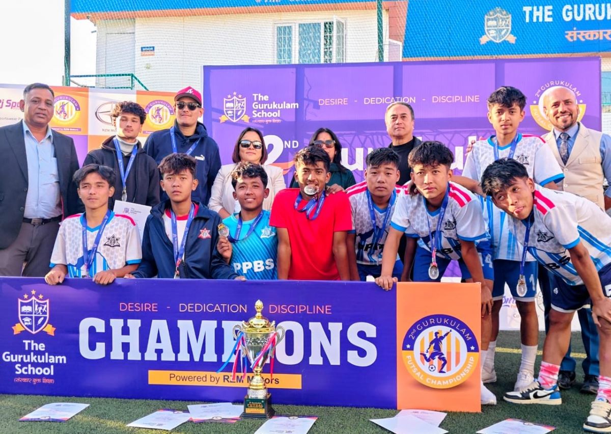 पिस प्वान्टले जित्यो गुरुकुलम इन्टर स्कुल फुटसलको उपाधि