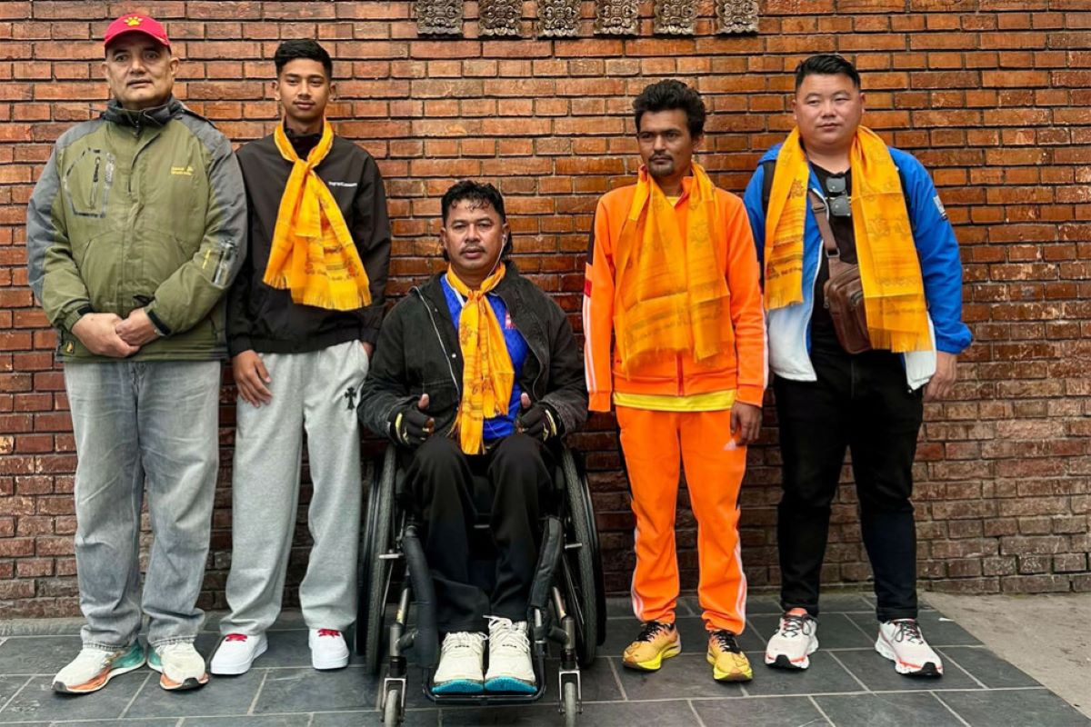 पारा एथेटिक्स टोली भारत प्रस्थान