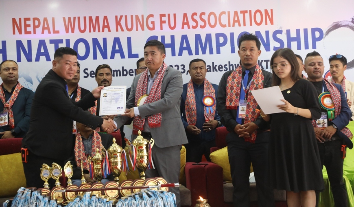 बागमती प्रदेशले जित्यो राष्ट्रिय उमा कुङफुको उपाधि
