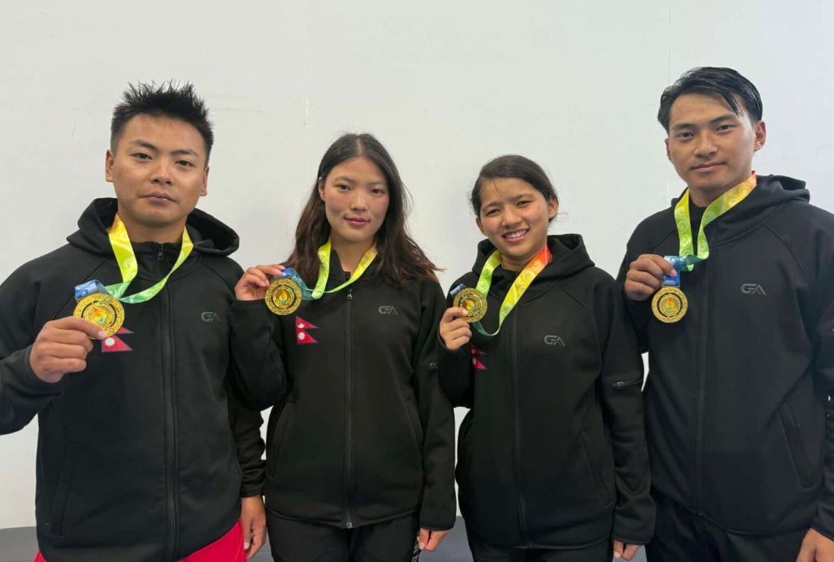 उसुमा नेपाललाई ४ स्वर्ण