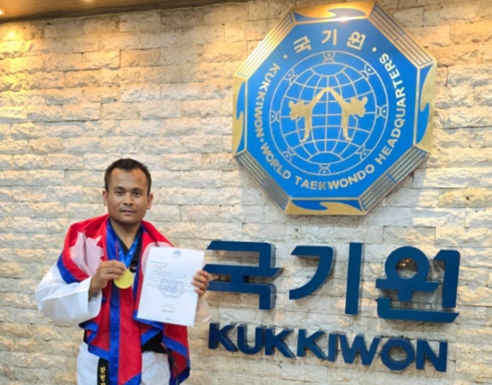 राजकुमारले युएनए वल्र्ड पिस तेक्वान्दोमा जिते स्वर्ण 