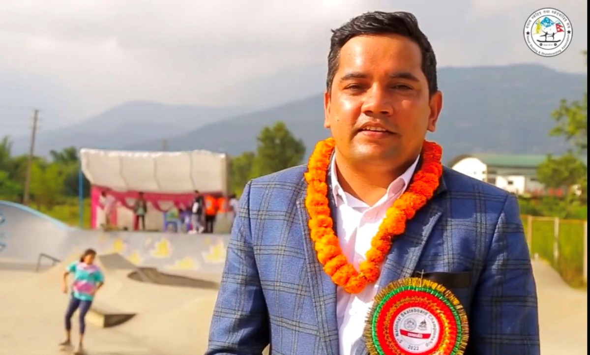 स्केटिङ्ग अध्यक्ष खनालले भदौमा ओसेनिया महासभामा सम्बोधन गर्ने