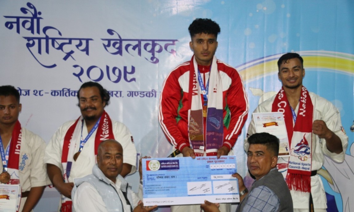 नवौं राष्ट्रिय : फुल कन्ट्याक्ट कराँतेमा गण्डकी, आर्मी र एपिएफलाई ३/३ स्वर्ण