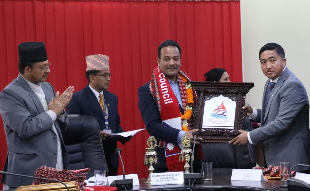 युवा तथा खेलकुद मन्त्रीको बिदाइ