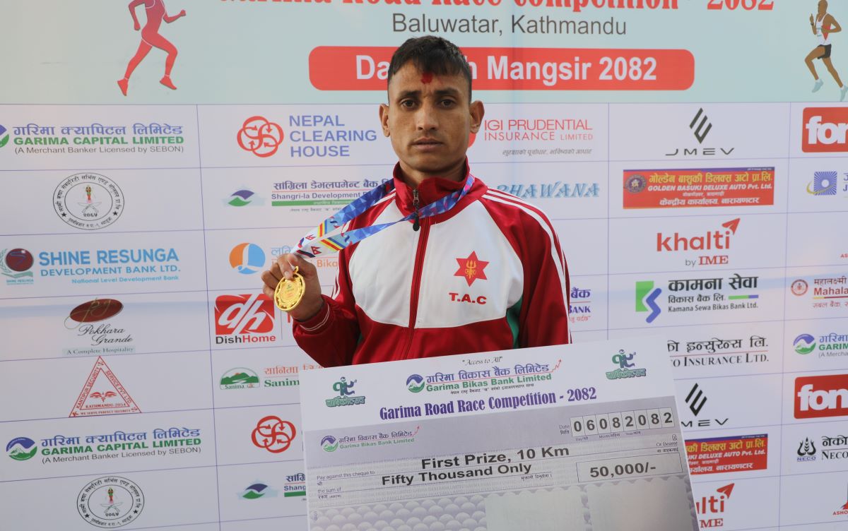 गरिमा रोड रेसमा राजन र सन्तोषी विजेता