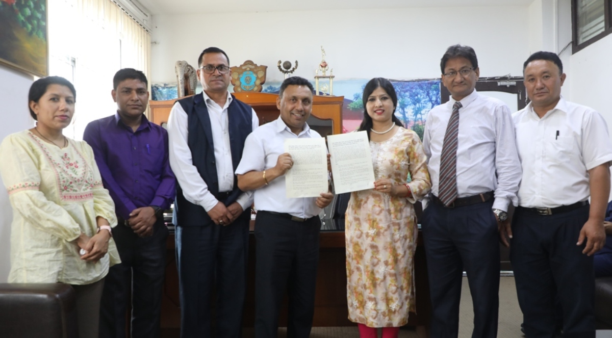 स्वास्थ्यसेवा उपलब्ध गराउनेसम्बन्धमा राखेप र ब्लुक्रस अस्पतालबीच सम्झौता