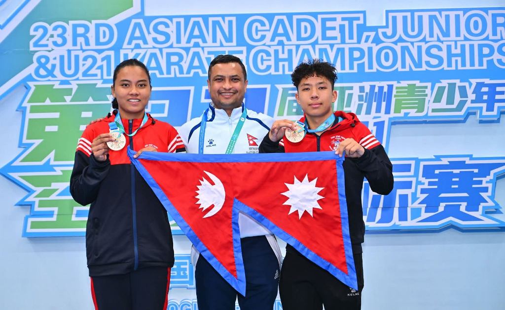 चीनमा भएको प्रतियोगितामा नेपाललाई २ कांस्य