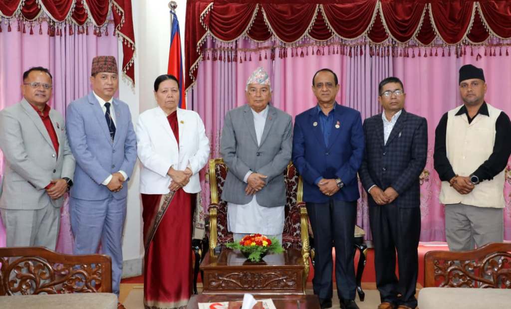 नेसनल प्याब्सनद्वारा शिक्षा विधेयक संशोधनको मागसहित राष्ट्रपतिसमक्ष लिखित धारणा पेस