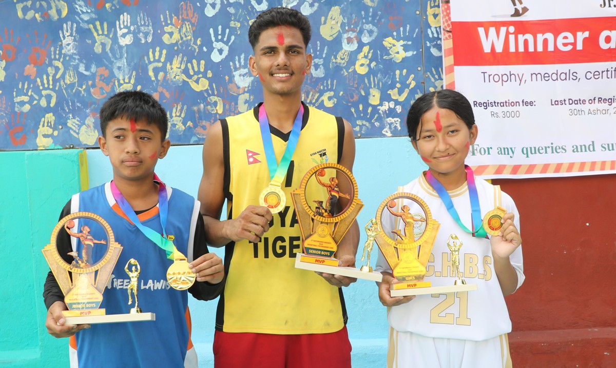 बास्केटबलको उपाधि ज्ञान निकेतन, ग्रिनलन्स र बौद्ध चिल्ड्रन हेभनलाई