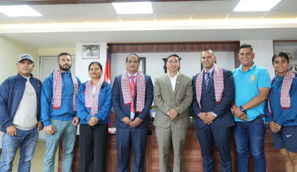 राखेपका सदस्य-सचिवद्वारा विश्व केन्पोकाइका पदक विजेतासहतिको टोलीलाई स्वागत