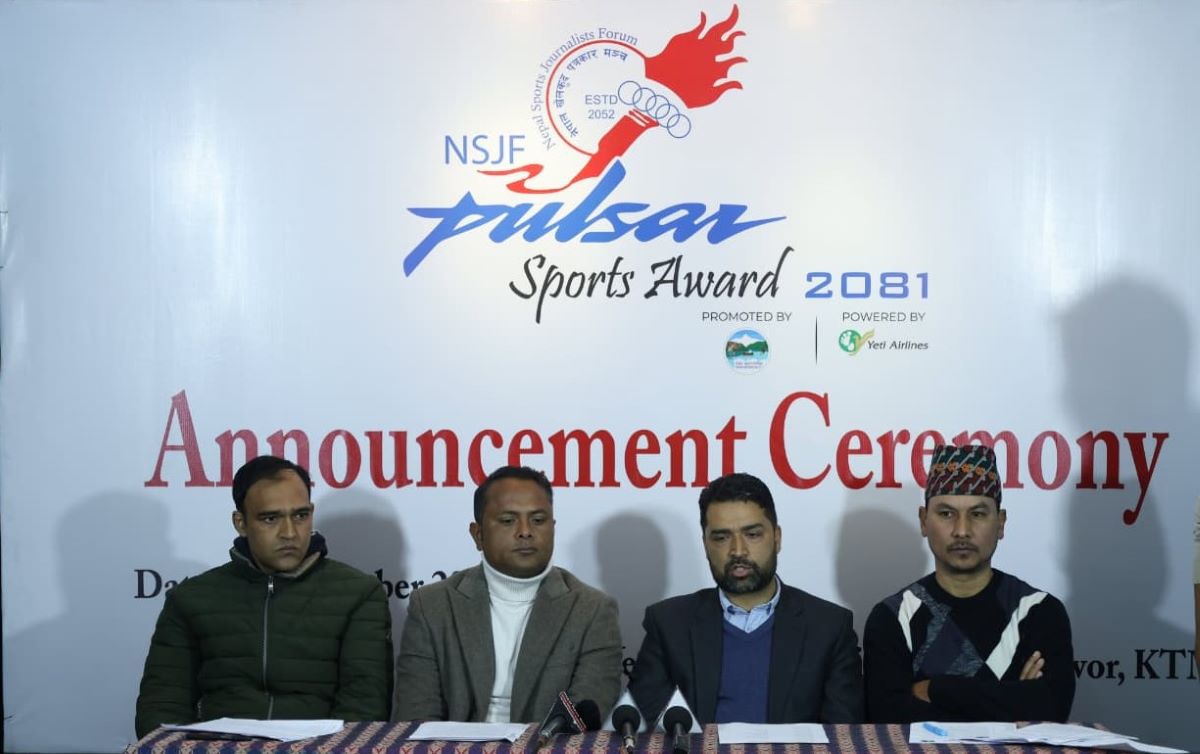 एनएसजेएफ पल्सर स्पोर्ट्स अवार्ड पुस २३ मा हुने, पावर्ड बाई यती एयरलाइन्स