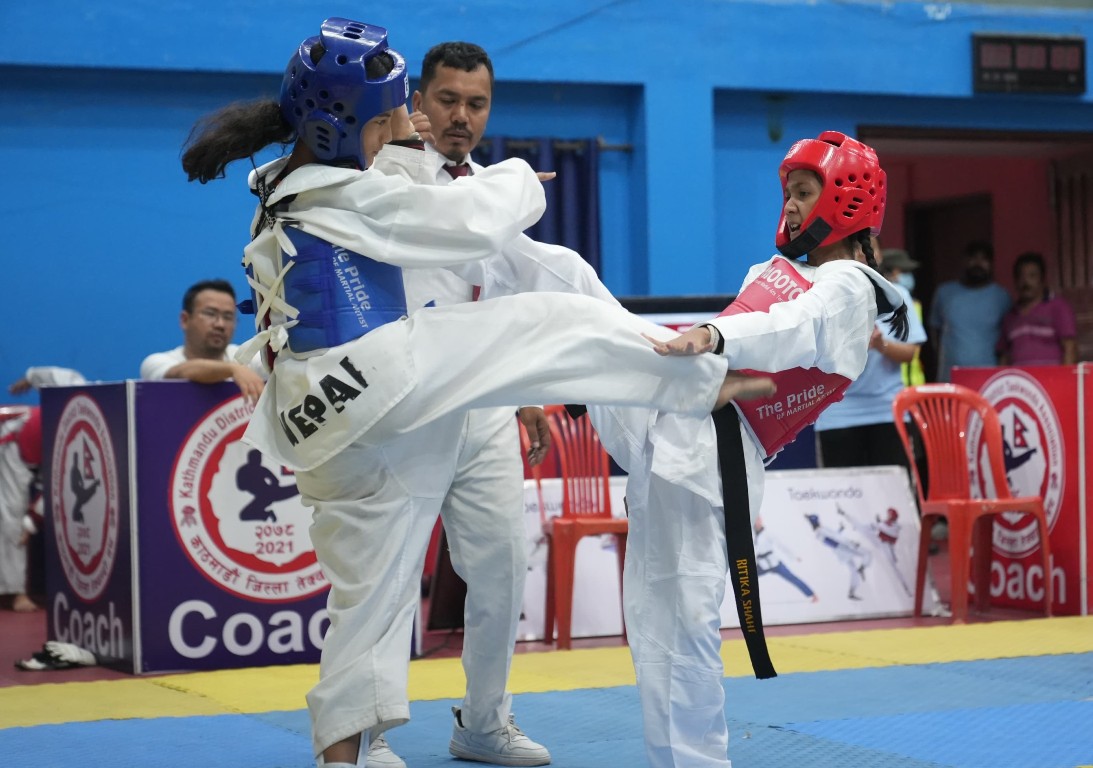 काठमाडौं जिल्लाव्यापी खेलकुदको तेक्वान्दोमा सुशील र सुरज फाइनलमा