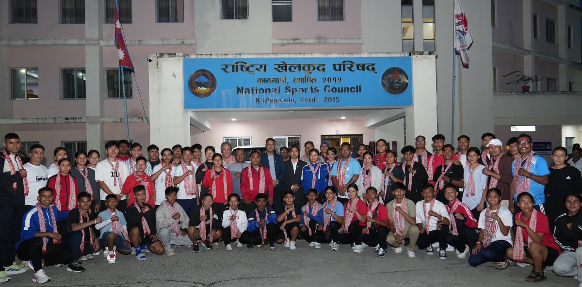 नवौं दक्षिण एसियाली करातेका लागि नेपाली टोली श्रीलंका प्रस्थान
