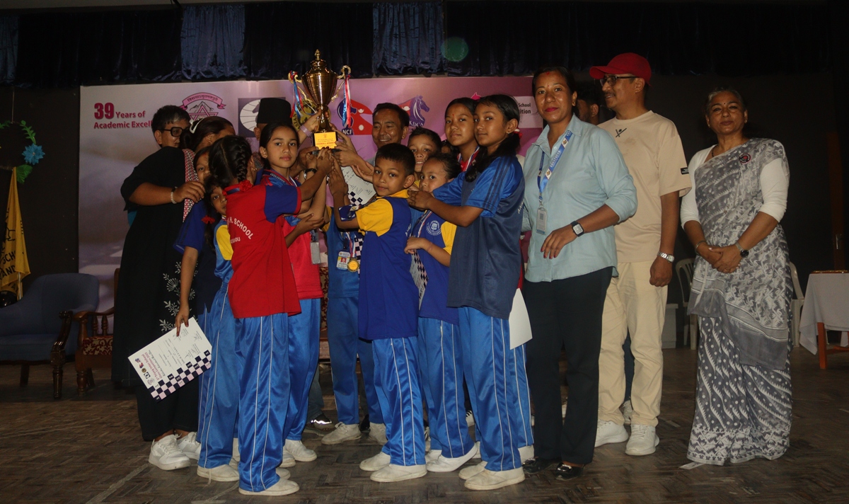 त्रियोग स्कुल चेसमा ६० वटा विद्यालय सहभागी