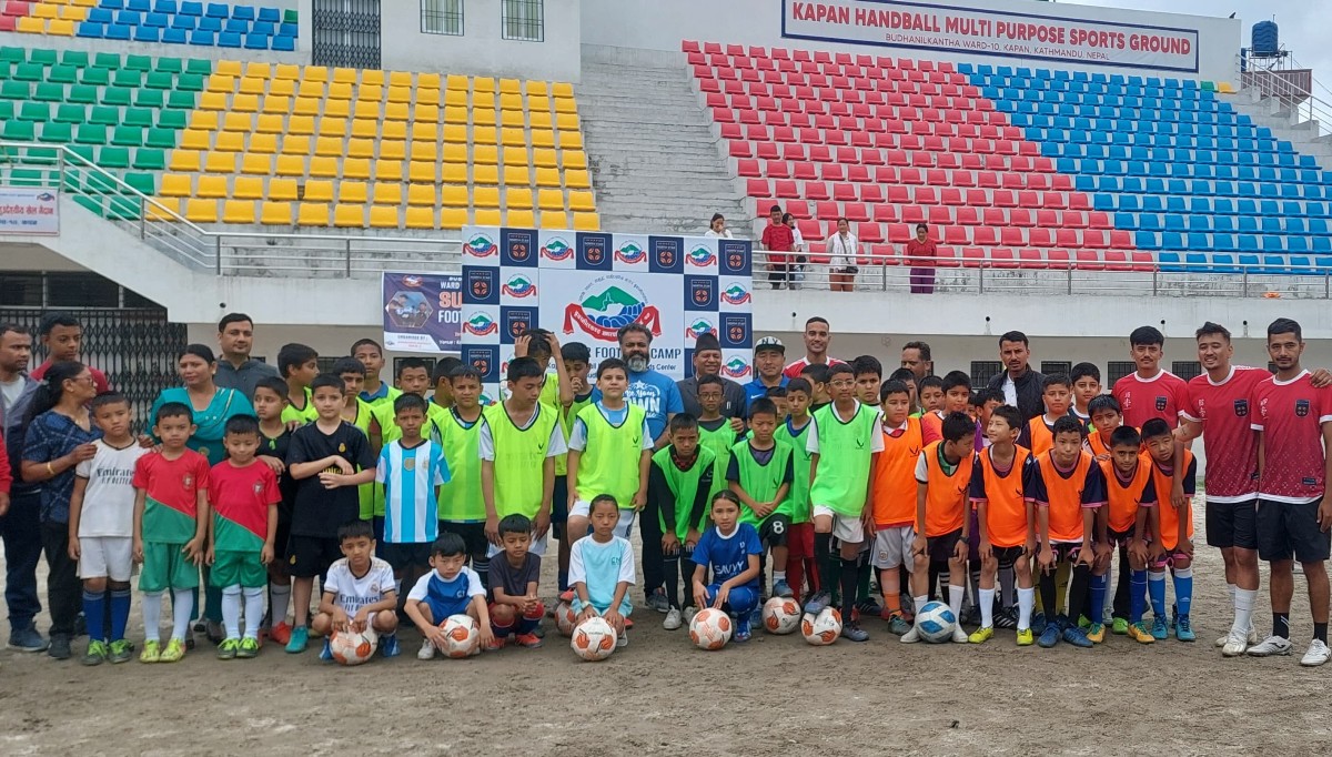 फुटबलर उत्पादन गर्न बुनपामा समर फुटबल क्याम्प सुरु
