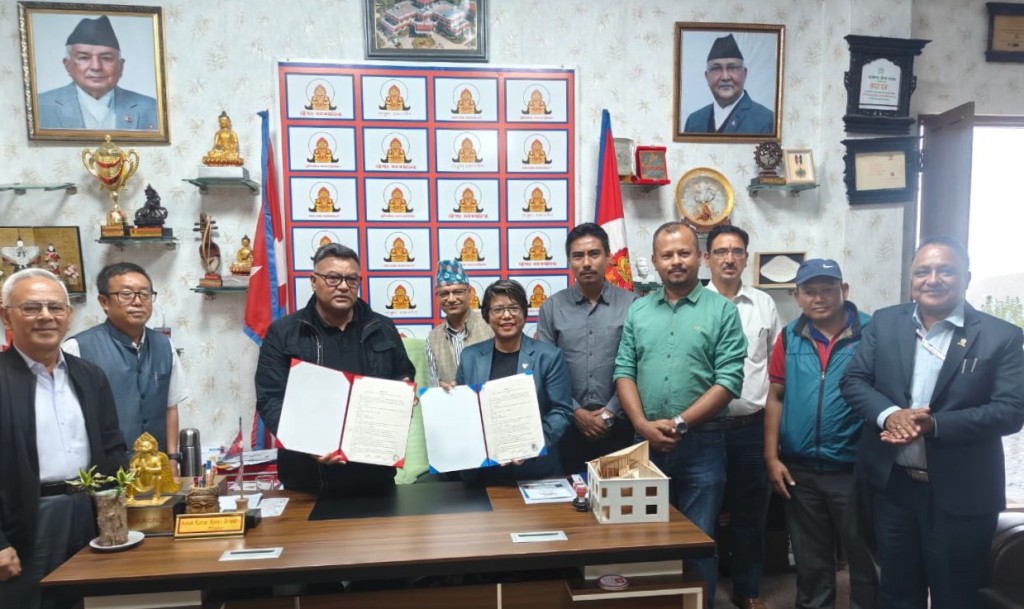 नेपाल हक्की संघ र धुलिखेल नगरपालिकाबीच सम्झौता